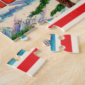 ワシントン州レイニア山 11x14 ジグソーパズル (側面)