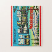 ワシントン州レイニア山 11x14 ジグソーパズル (縦)