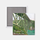 ワシントン州偽パス橋 マグネット (正面/裏面)