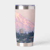 ワシントン州山レイニア 保温保冷タンブラー (背面)