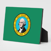 ワシントン州旗デザイン フォトプラーク (側面)