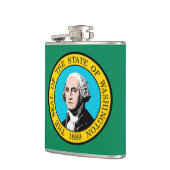 ワシントン州旗デザイン フラスク (左)