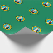 ワシントン州旗デザイン ラッピングペーパー (角)