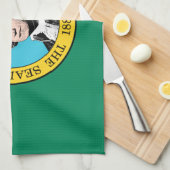 ワシントン州旗 キッチンタオル (四つ折り)