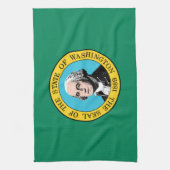 ワシントン州旗 キッチンタオル (縦)