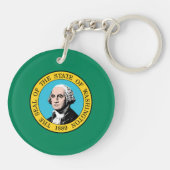 ワシントン州旗 キーホルダー (裏面)