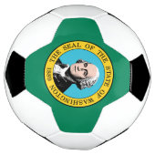ワシントン州旗 サッカーボール (回転)