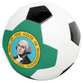 ワシントン州旗 サッカーボール (3/4)