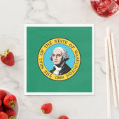 ワシントン州旗 スタンダードランチョンナプキン (インサイチュ)