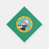 ワシントン州旗 スタンダードランチョンナプキン (角)