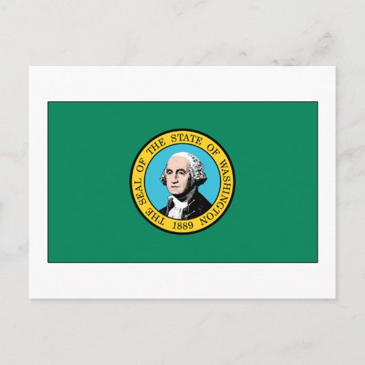 ワシントン州旗 ポストカード (正面)