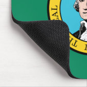 ワシントン州旗 マウスパッド (コーナー)