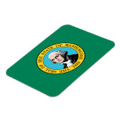 ワシントン州旗 マグネット (左側)