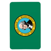 ワシントン州旗 マグネット (縦)