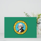 ワシントン州旗 便箋 (スタンド正面)
