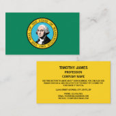 ワシントン州旗 名刺 (正面/裏面)