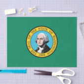 ワシントン州旗 薄葉紙 (クラフト)