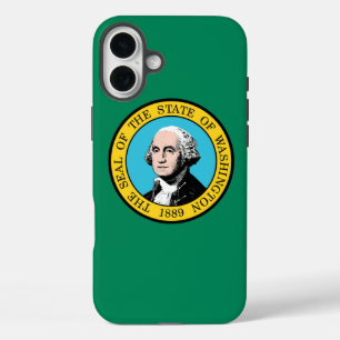 ワシントン州旗 iPhone 16 PLUSケース