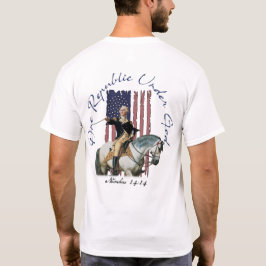 ワシントン州番号14の下の一つの共和国 Tシャツ