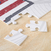 ワシントン州統一された州マップUSAお土産 ジグソーパズル (側面)