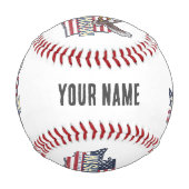 ワシントン州統一された州マップUSAお土産 野球ボール (裏面)