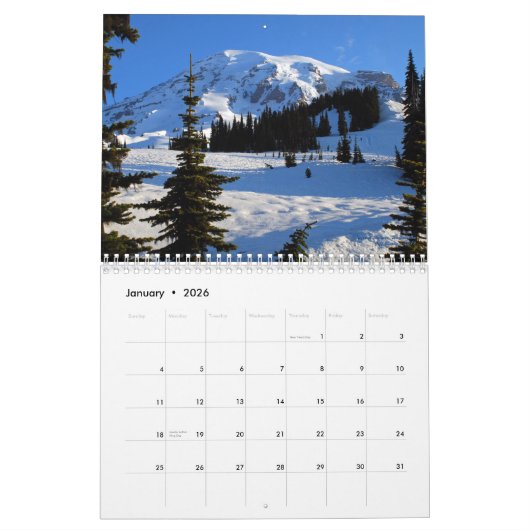 ワシントン州野生の2012のカレンダー カレンダー (1月 2026)