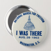 ワシントン州1963ボタンの行進 缶バッジ (正面&裏面)