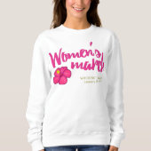 ワシントン州2017年の女性の3月 スウェットシャツ (正面)