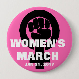 ワシントン州2017年1月21日の女性の3月 缶バッジ