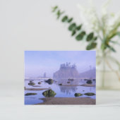 ワシントン州、オリンピック国立公園、セカンドビーチ ポストカード (スタンド正面)