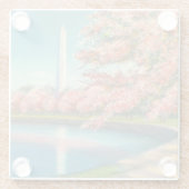 ワシントン州 ガラスコースター (裏面)