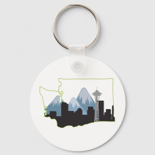 ワシントン州 キーホルダー (正面)
