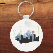 ワシントン州 キーホルダー (正面)