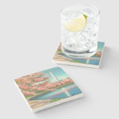 ワシントン州 ストーンコースター (横)