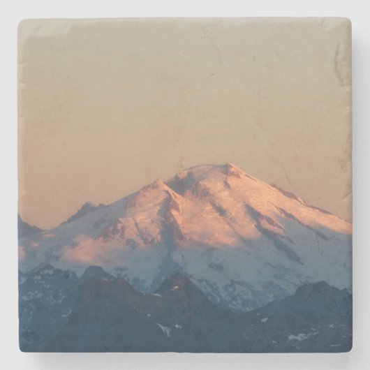 ワシントン州、ノース・カスケード。山ベーカー ストーンコースター (正面)