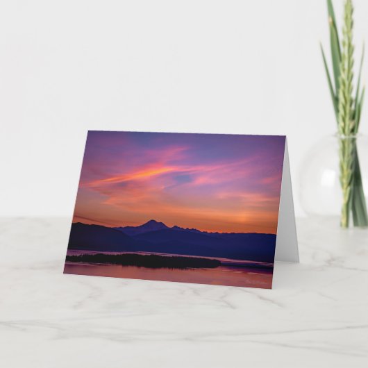 ワシントン州 マウントベイカー 感謝カード (正面)