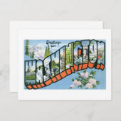 ワシントン州!ヴィンテージポストカード ポストカード (正面/裏面)