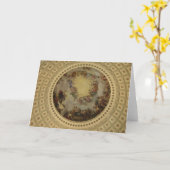 ワシントン州-円形建築国会議事堂の神格化 カード (黄色い花)