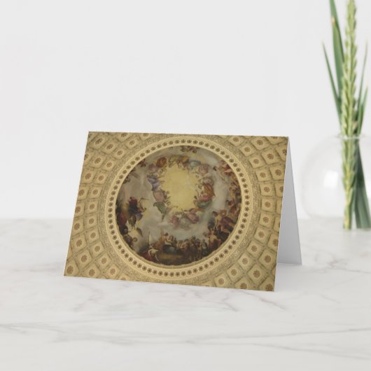 ワシントン州-円形建築国会議事堂の神格化 カード (正面)