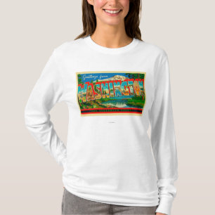 ワシントン州-常緑の州 Tシャツ