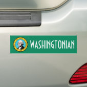 ワシントン州 – 米国 バンパーステッカー (車上)