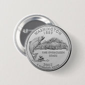 ワシントン州 缶バッジ (正面&裏面)