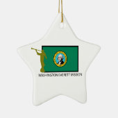 ワシントン州EVERETTの代表団LDS CTR セラミックオーナメント (右)