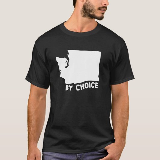 ワシントン州Usホームマップバイチョイス Tシャツ (正面)
