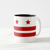 ワシントン市旗 ツートーンマグカップ (正面右)