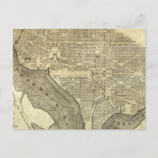 ワシントン市計画 ポストカード (正面)