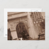 ワシントン広場 ポストカード (正面/裏面)