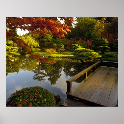 ワシントン日本のシアトル，ガーデン， Arboretum, Garden, Washington, ポスター (正面)