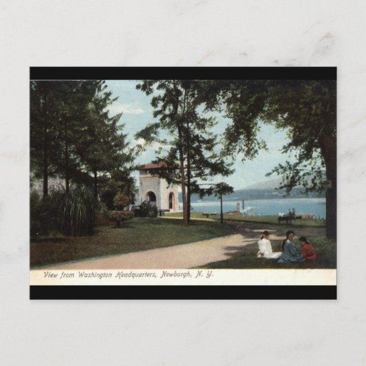 ワシントン本社、ニューバーグNY 1908ヴィンテージ ポストカード (正面)