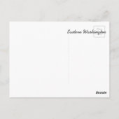 ワシントン東部ムーンライズ ポストカード (裏面)